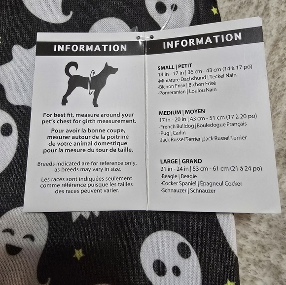 NWT LG Dog Halloween Hoodie - Picture 2 of 2